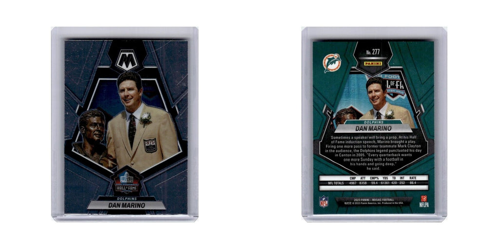Dan Marino 2023 Panini Mosaic #277 Miami Dolphins Football Card NM