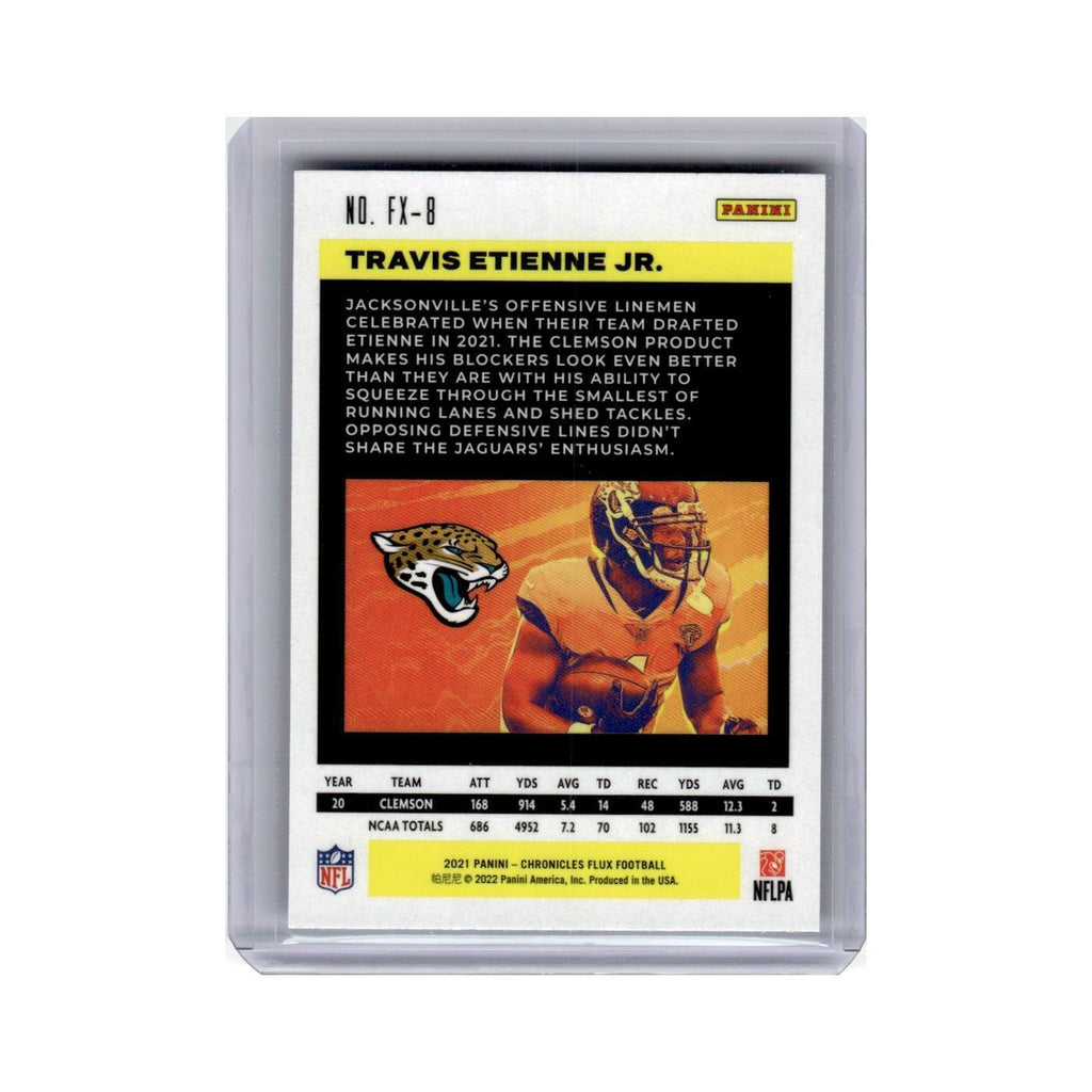 Travis Etienne Jr. Rookie 2021 Panini Chronicles Flux #FX-8 Jaguars NM