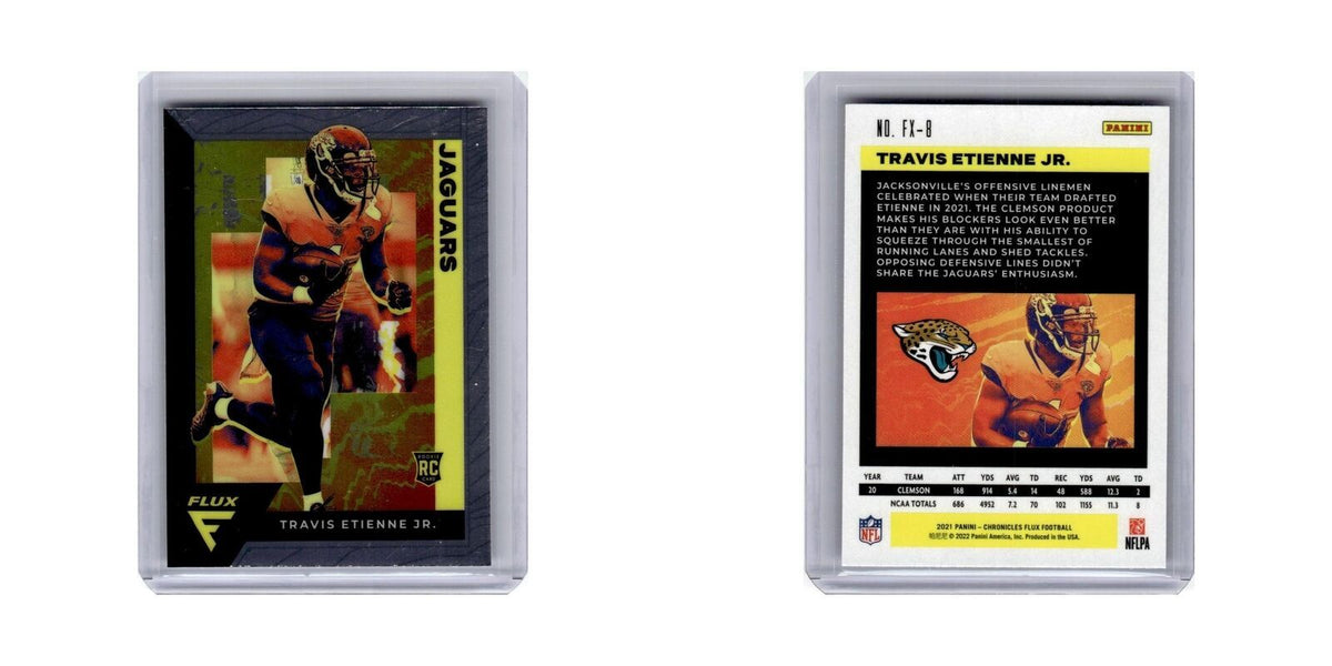 Travis Etienne Jr. Rookie 2021 Panini Chronicles Flux #FX-8 Jaguars NM