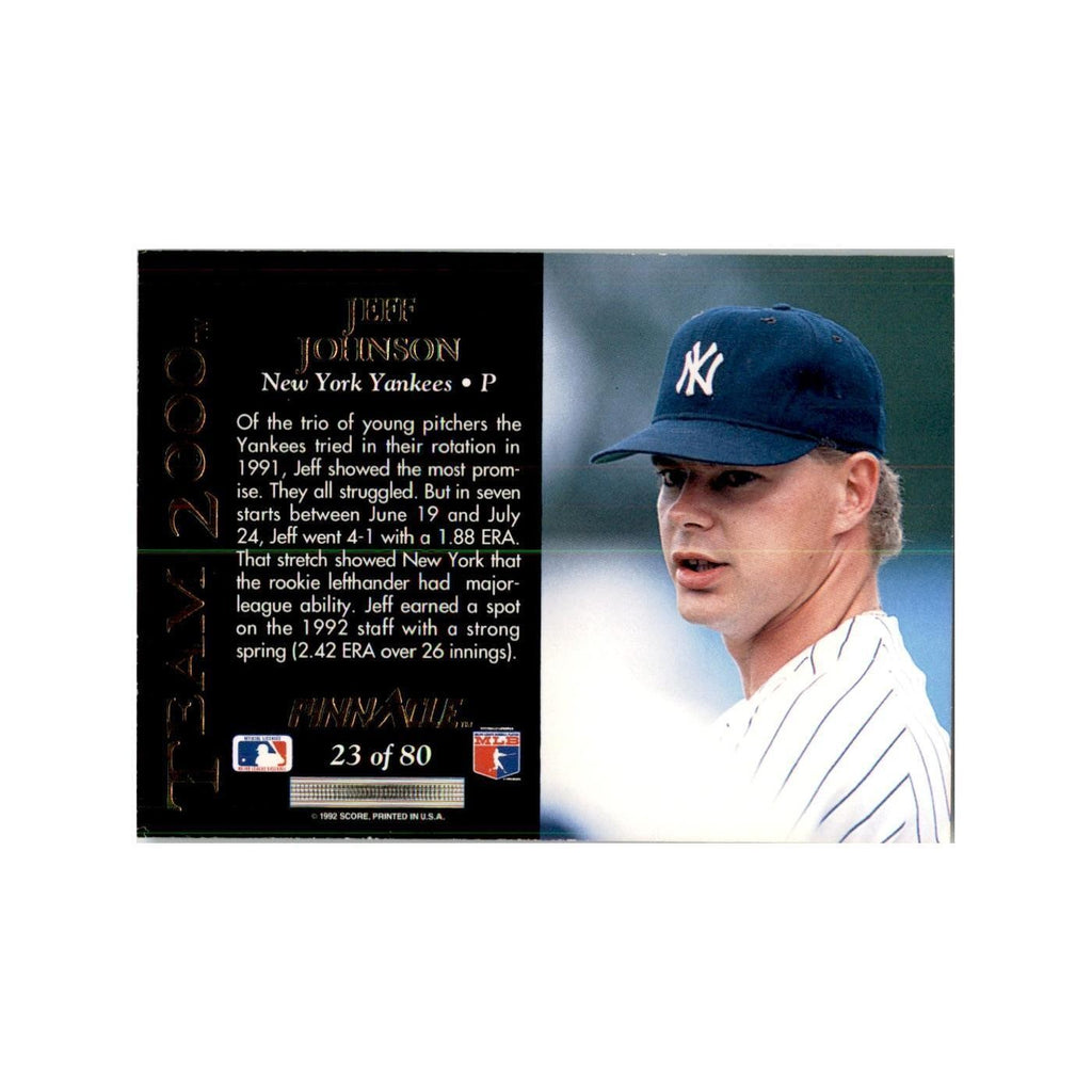 1992 Pinnacle Jeff Johnson Baseball Cards #23
