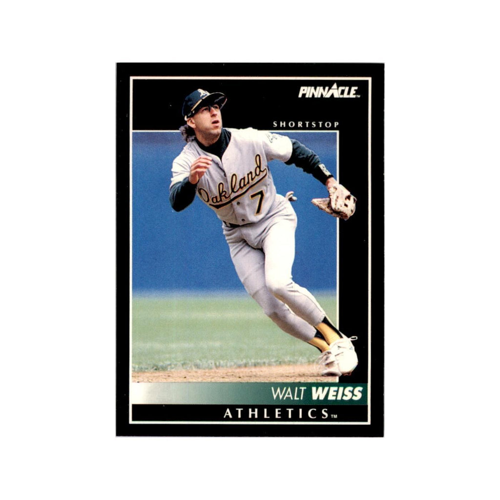 1992 Pinnacle Walt Weiss Baseball Cards #56