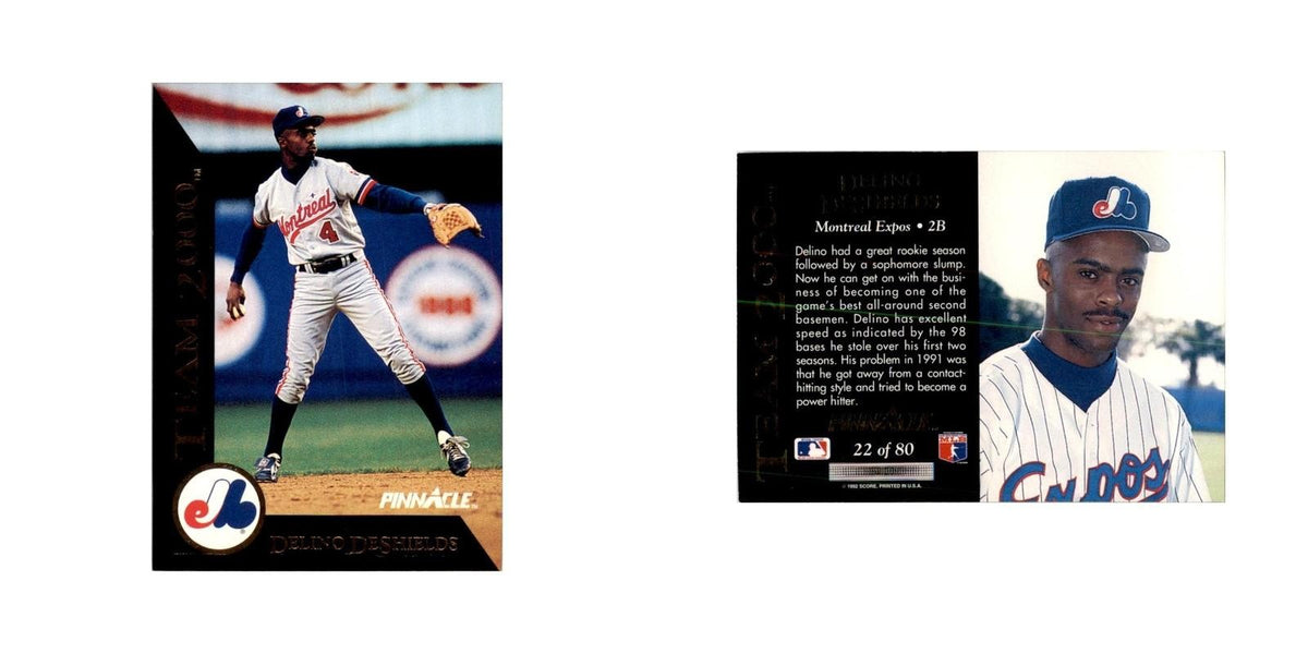 1992 Pinnacle Delino DeShields Baseball Cards #22