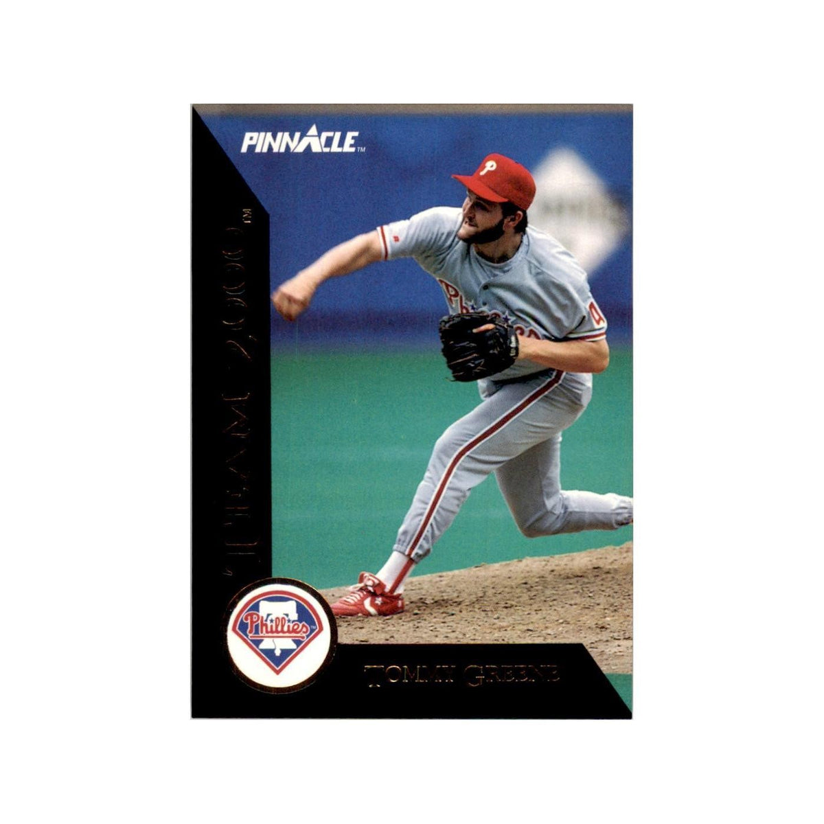 1992 Pinnacle Tommy Greene Baseball Cards #53