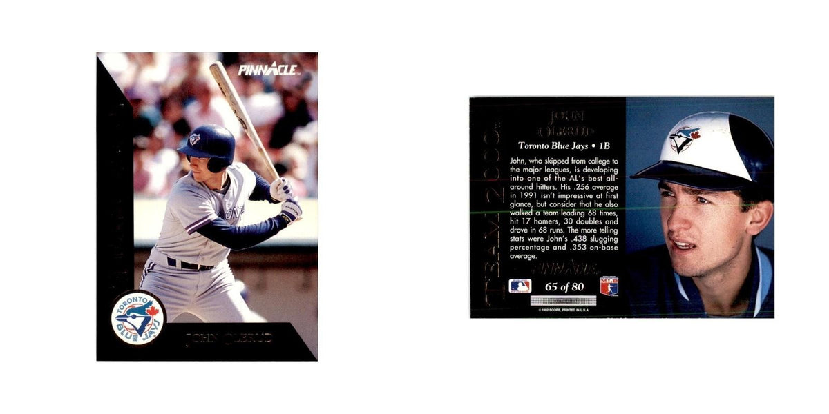1992 Pinnacle John Olerud Baseball Cards #65