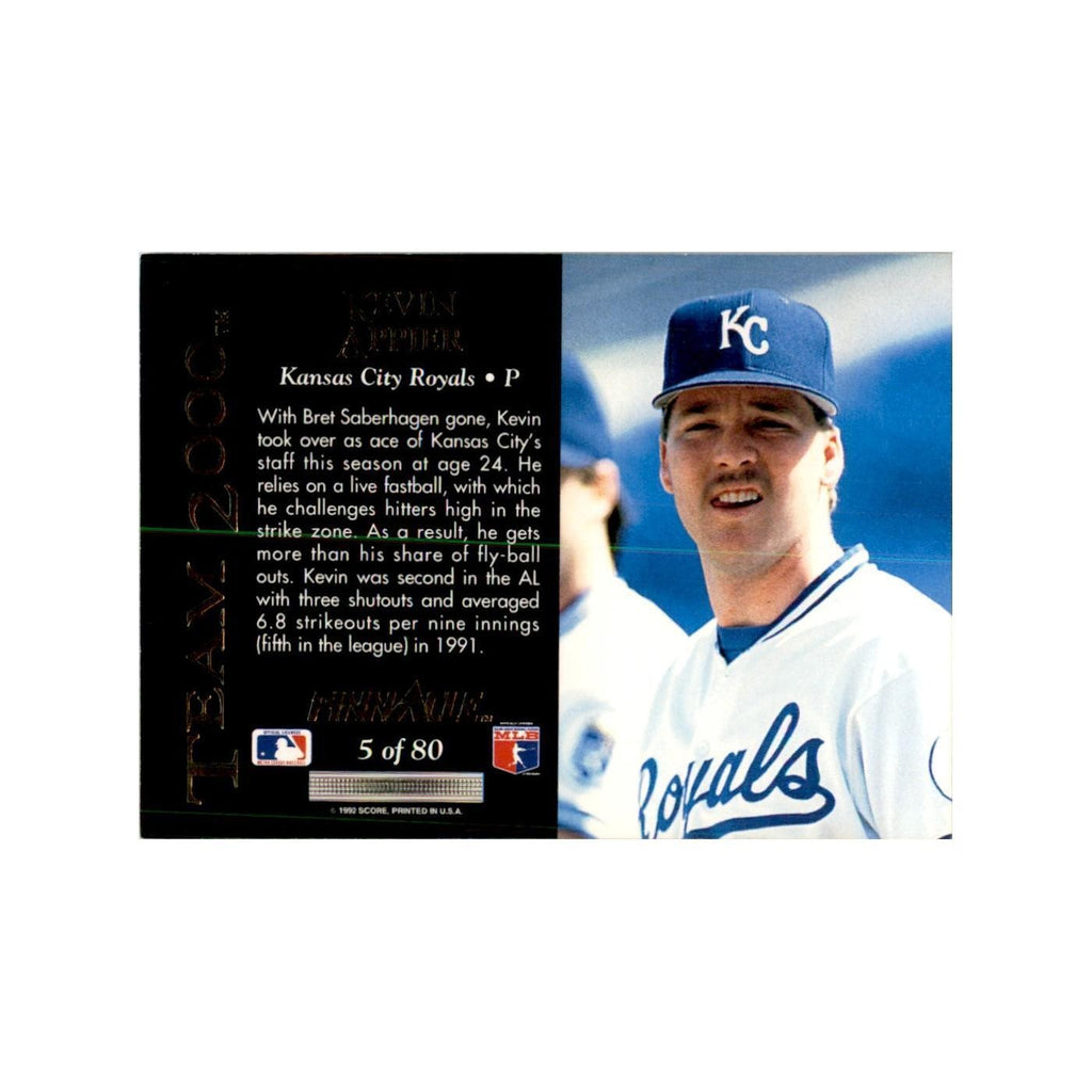 1992 Pinnacle Kevin Appier Baseball Cards #5