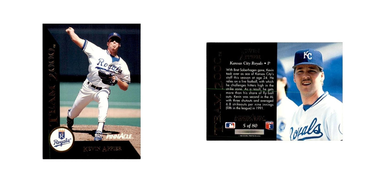 1992 Pinnacle Kevin Appier Baseball Cards #5