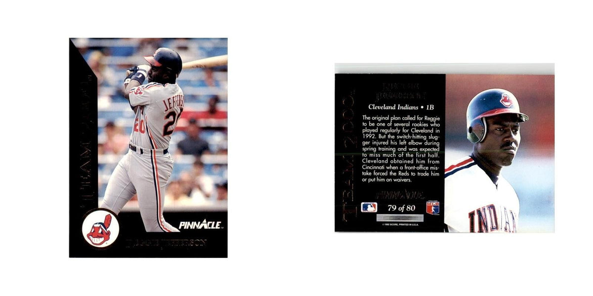 1992 Pinnacle Reggie Jefferson Baseball Cards #79