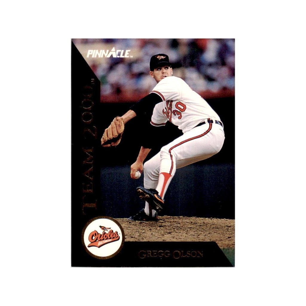 1992 Pinnacle Gregg Olson Baseball Cards #13