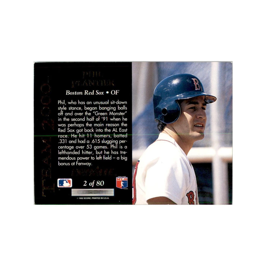 1992 Pinnacle Phil Plantier Baseball Cards #2
