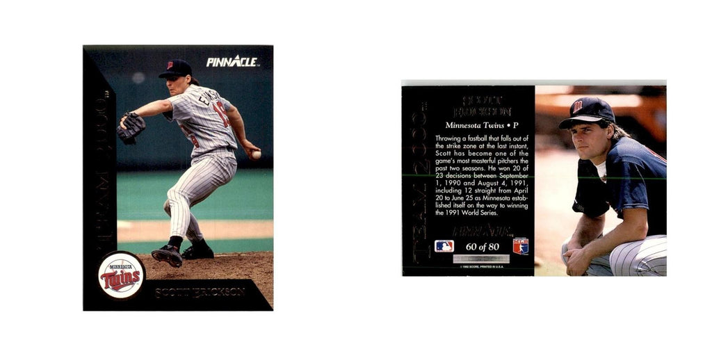 1992 Pinnacle Scott Erickson Baseball Cards #60