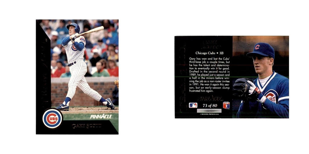 1992 Pinnacle Gary Scott Baseball Cards #73