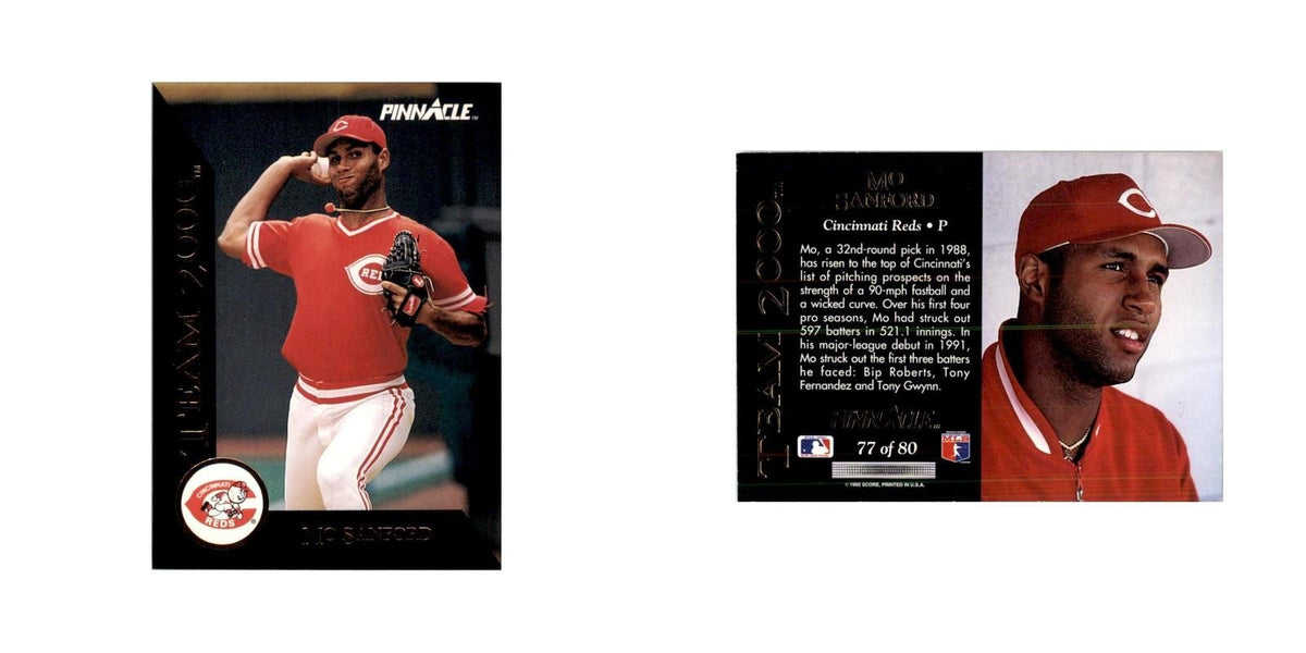 1992 Pinnacle Mo Sanford Baseball Cards #77