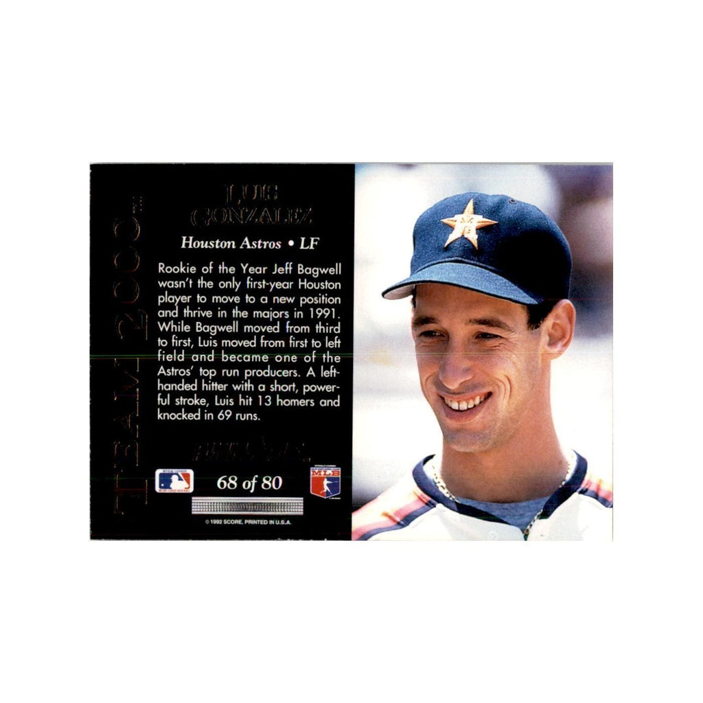 1992 Pinnacle Luis Gonzalez Baseball Cards #68