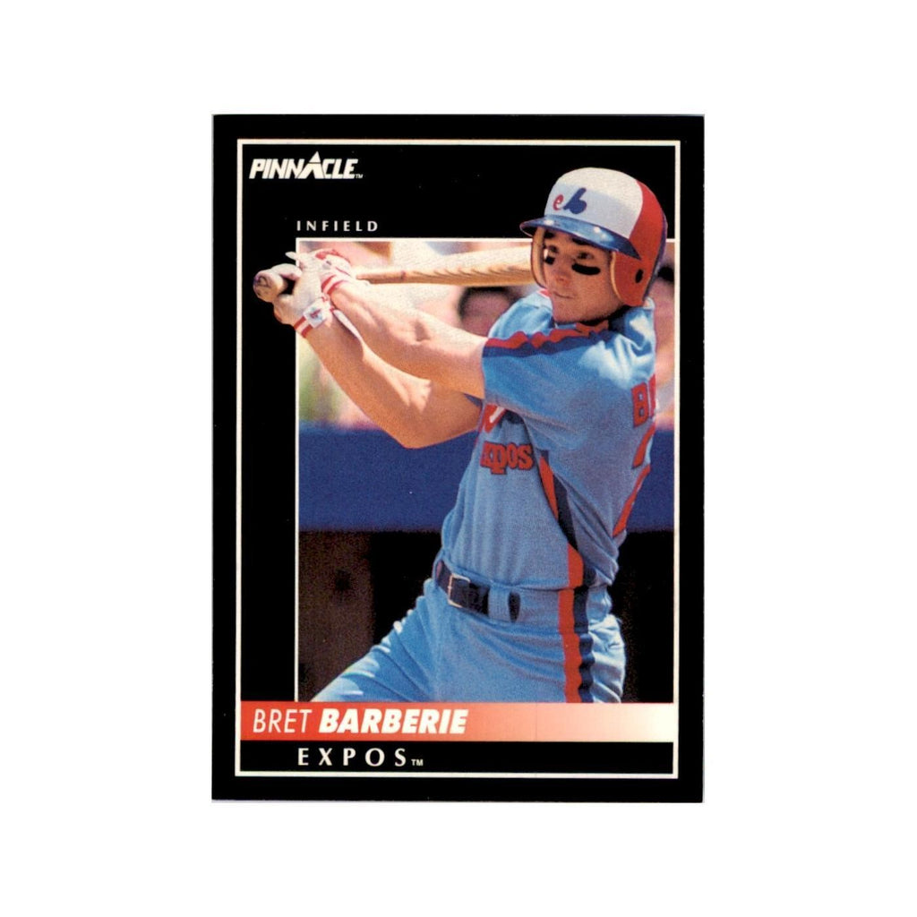 1992 Pinnacle Bret Barberie Baseball Cards #93