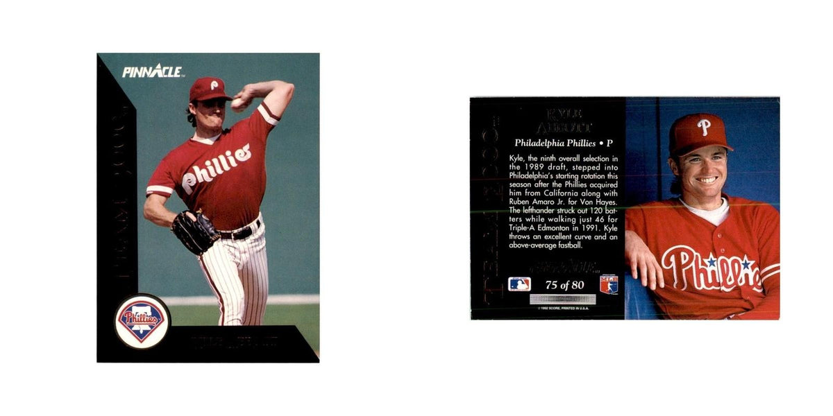 1992 Pinnacle Kyle Abbott Baseball Cards #75