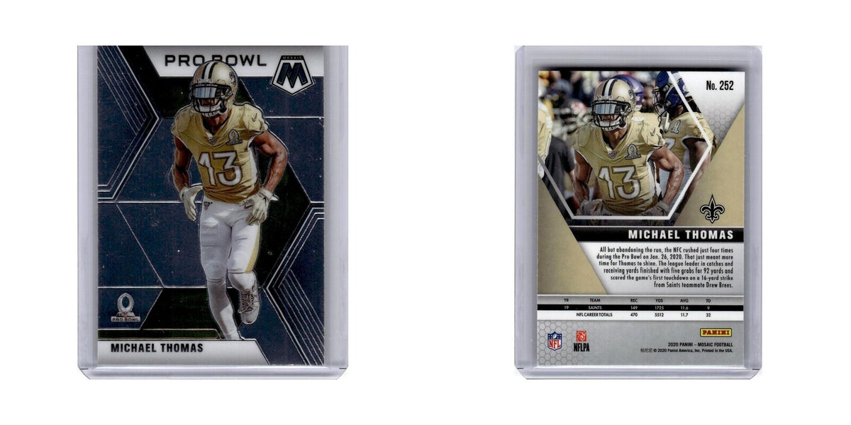 Michael Thomas 2020 Panini Mosaic #252 New Orleans Saints Football Card NM