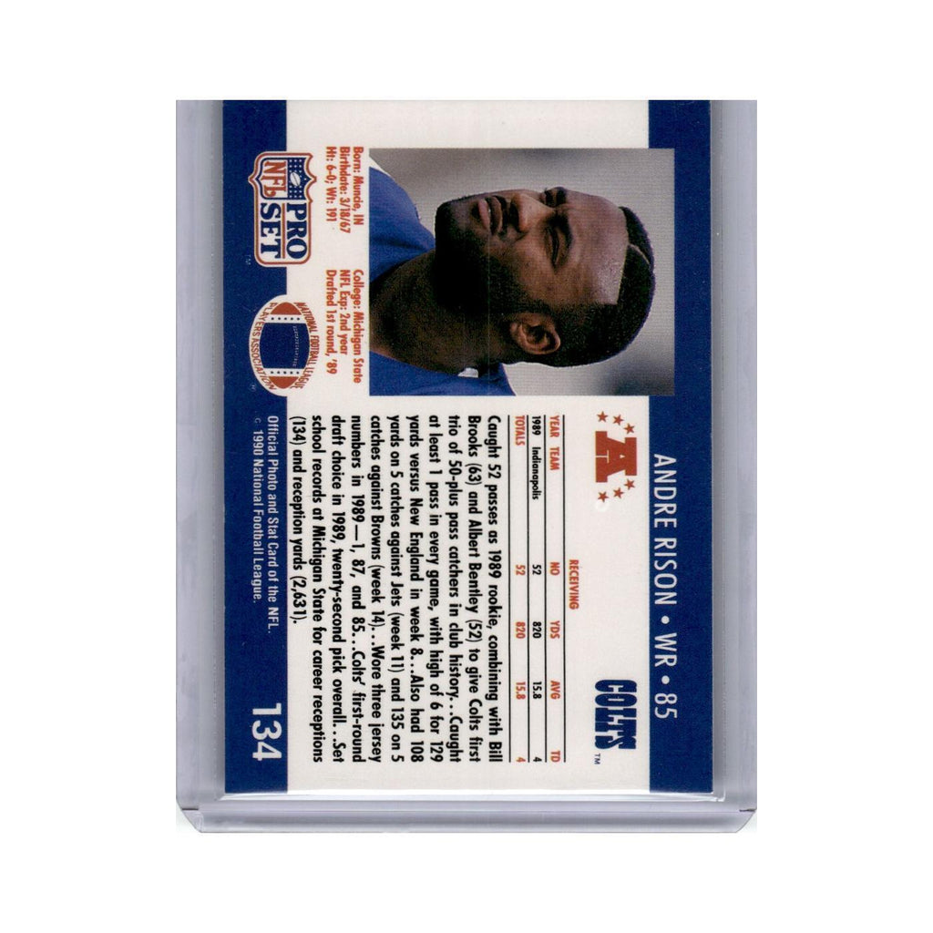 Andre Rison 1990 Pro Set #134 Indianapolis Colts Football Card NM