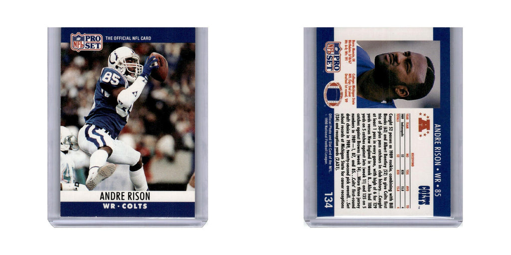 Andre Rison 1990 Pro Set #134 Indianapolis Colts Football Card NM