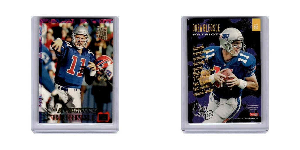 Drew Bledsoe 1994 Topps Stadium Club #185 New England Patriots Football Card NM