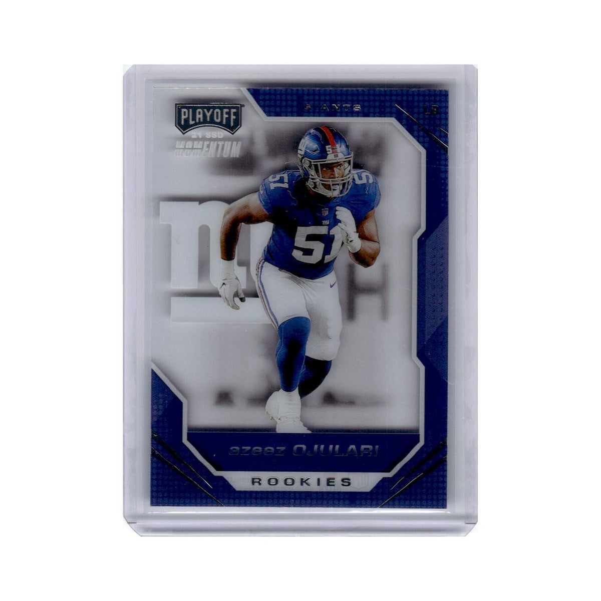 Azeez Ojulari 2021 Panini Chronicles Playoff Momentum Rookies #PMR-40 Giants NM