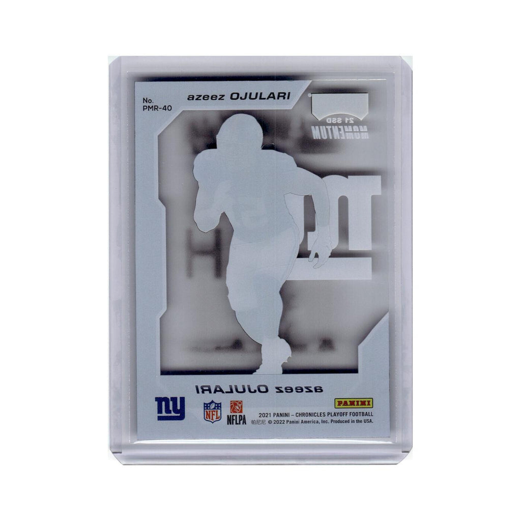 Azeez Ojulari 2021 Panini Chronicles Playoff Momentum Rookies #PMR-40 Giants NM