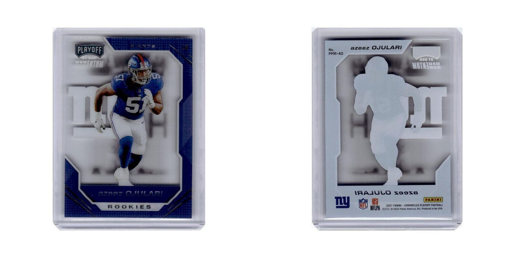 Azeez Ojulari 2021 Panini Chronicles Playoff Momentum Rookies #PMR-40 Giants NM