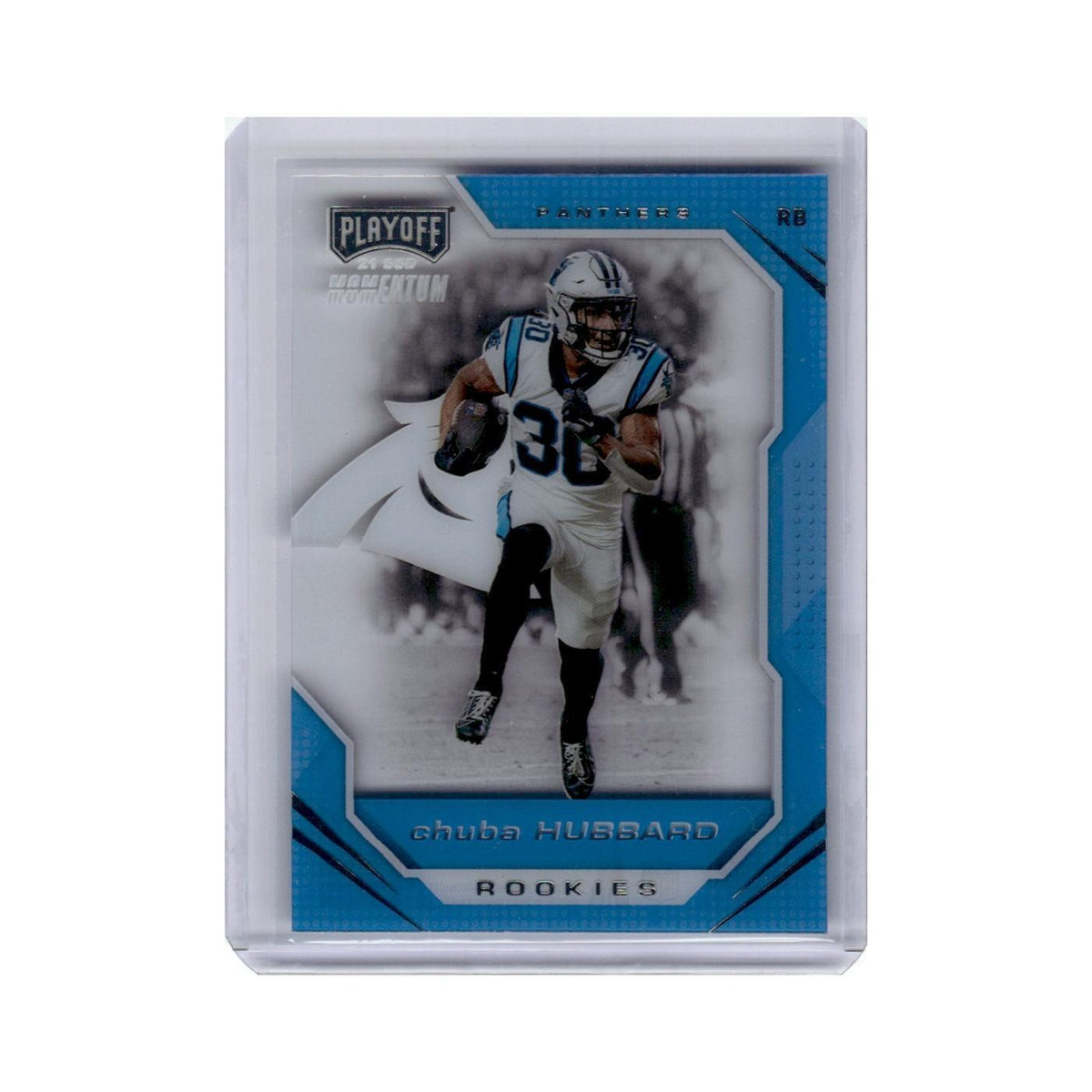 Chuba Hubbard 2021 Panini Chronicles Playoff Momentum Rookies #PMR-30 NM