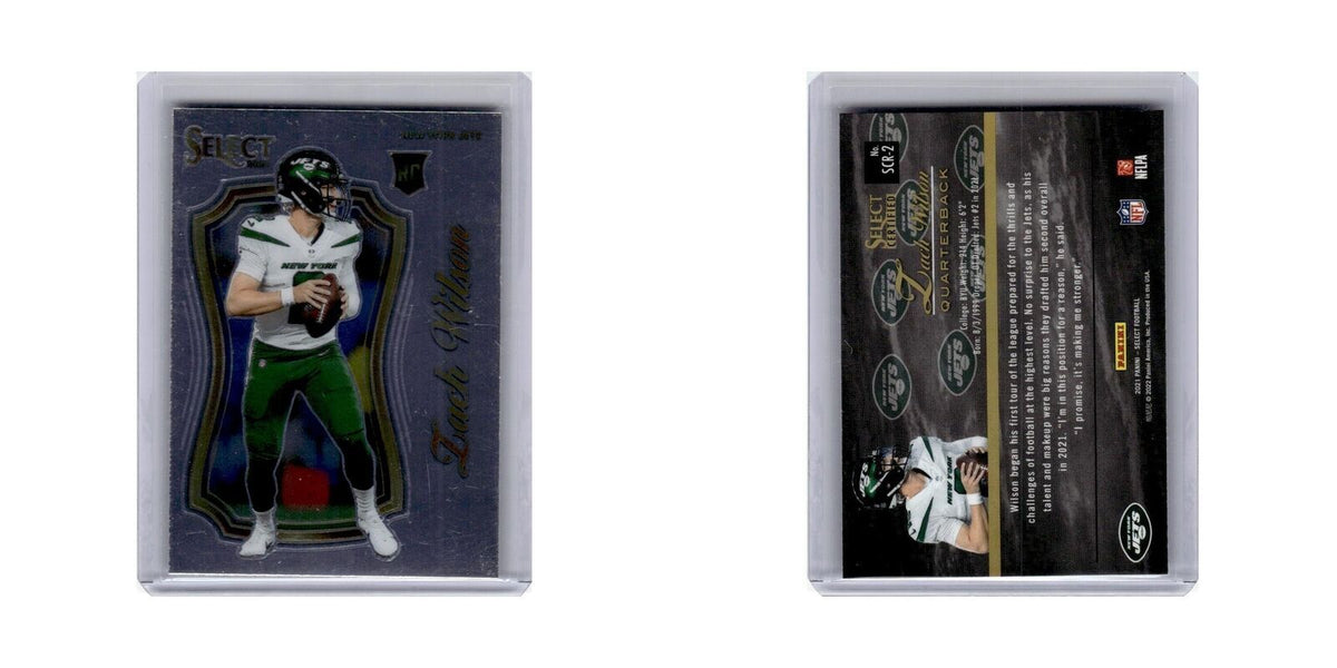 Zack Wilson 2021 Select Certified Rookie #SCR-2 New York Jets Football Card NM