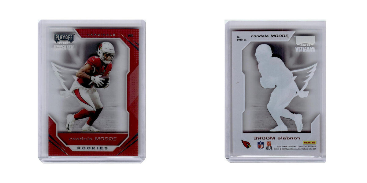 Rondale Moore 2021 Panini Chronicles Playoff Momentum Rookies #PMR-15 NM