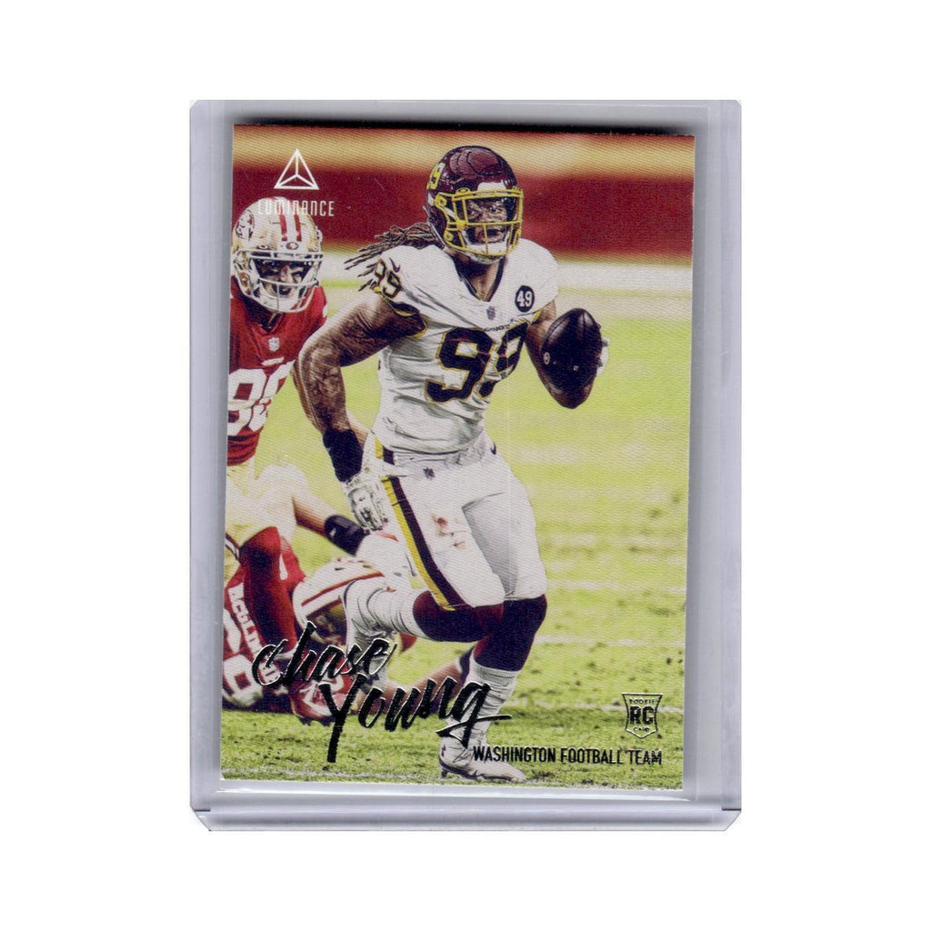 Chase Young 2021 Panini Chronicles Luminance #207 Washington Football Card NM