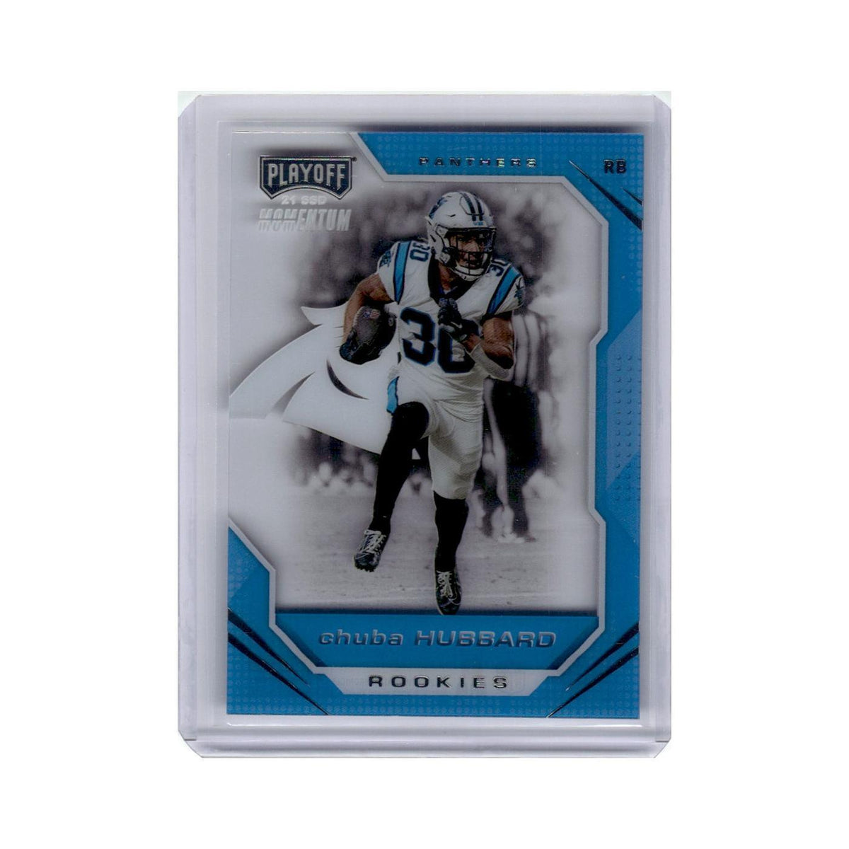Chuba Hubbard 2021 Panini Chronicles Playoff Momentum Rookies #PMR-30 NM