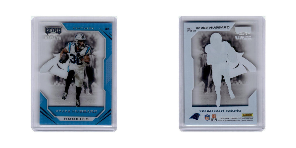 Chuba Hubbard 2021 Panini Chronicles Playoff Momentum Rookies #PMR-30 NM