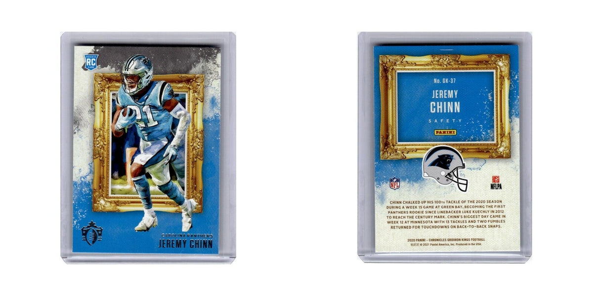 Jeremy Chinn Rookie 2020 Panini Chronicles Gridiron Kings #GK-37 Panthers NM