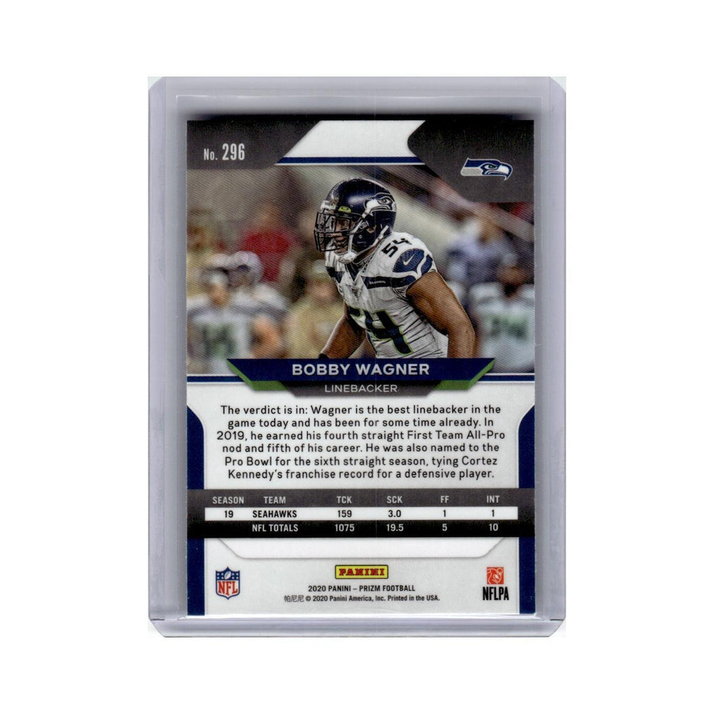 Bobby Wagner 2020 Panini Prizm #296 Seattle Seahawks Football Card NM