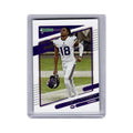 Justin Jefferson 2021 Donruss #127 Minnesota Vikings Football Card NM