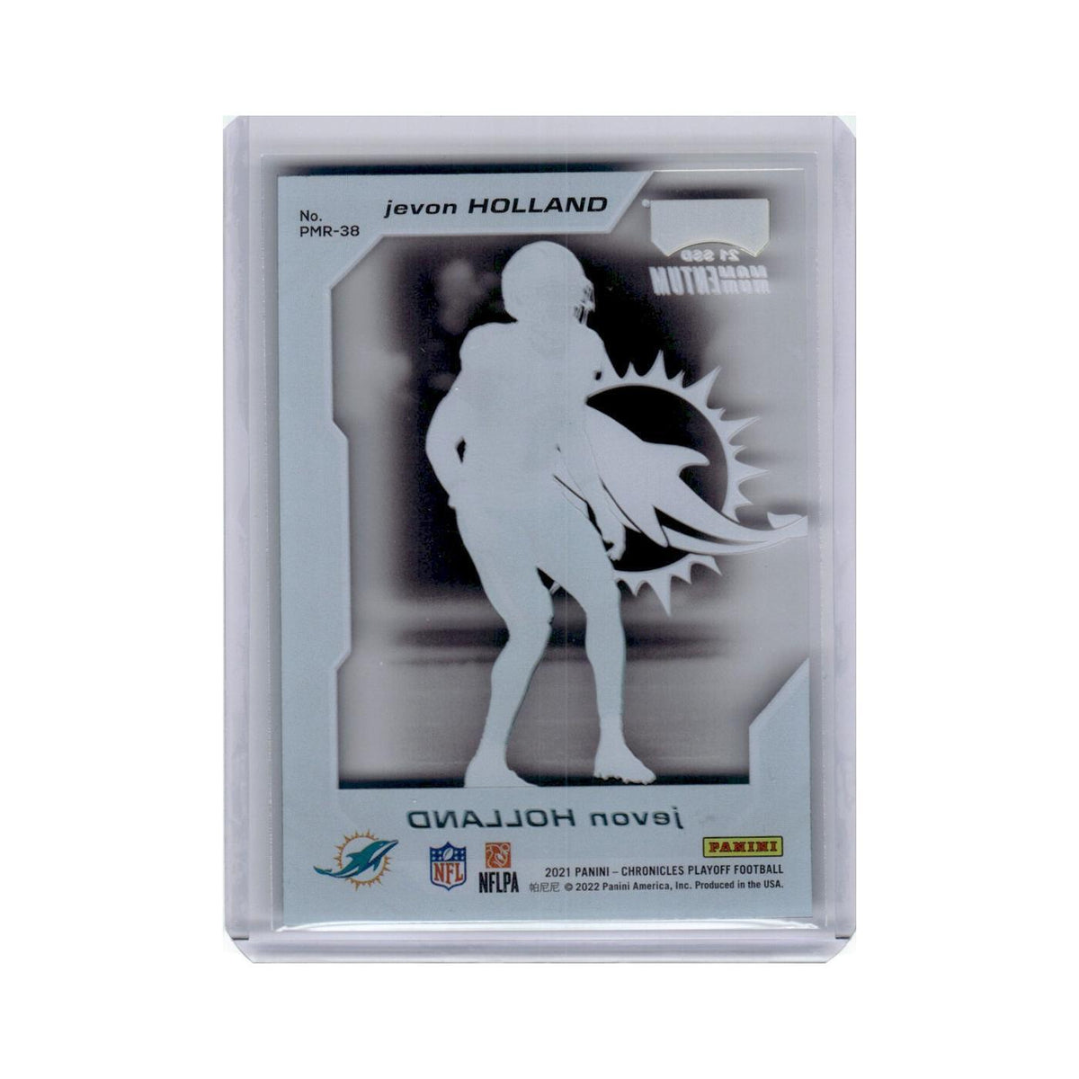 Jevon Holland 2021 Panini Chronicles Playoff Momentum Rookies #PMR-38 NM