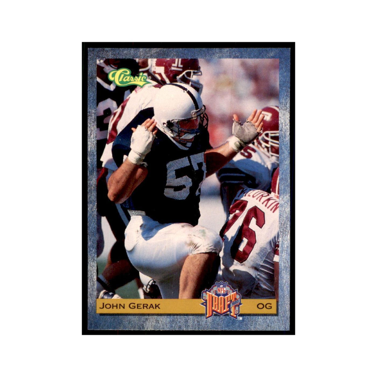 1993 Classic Draft John Gerak Football Cards #12