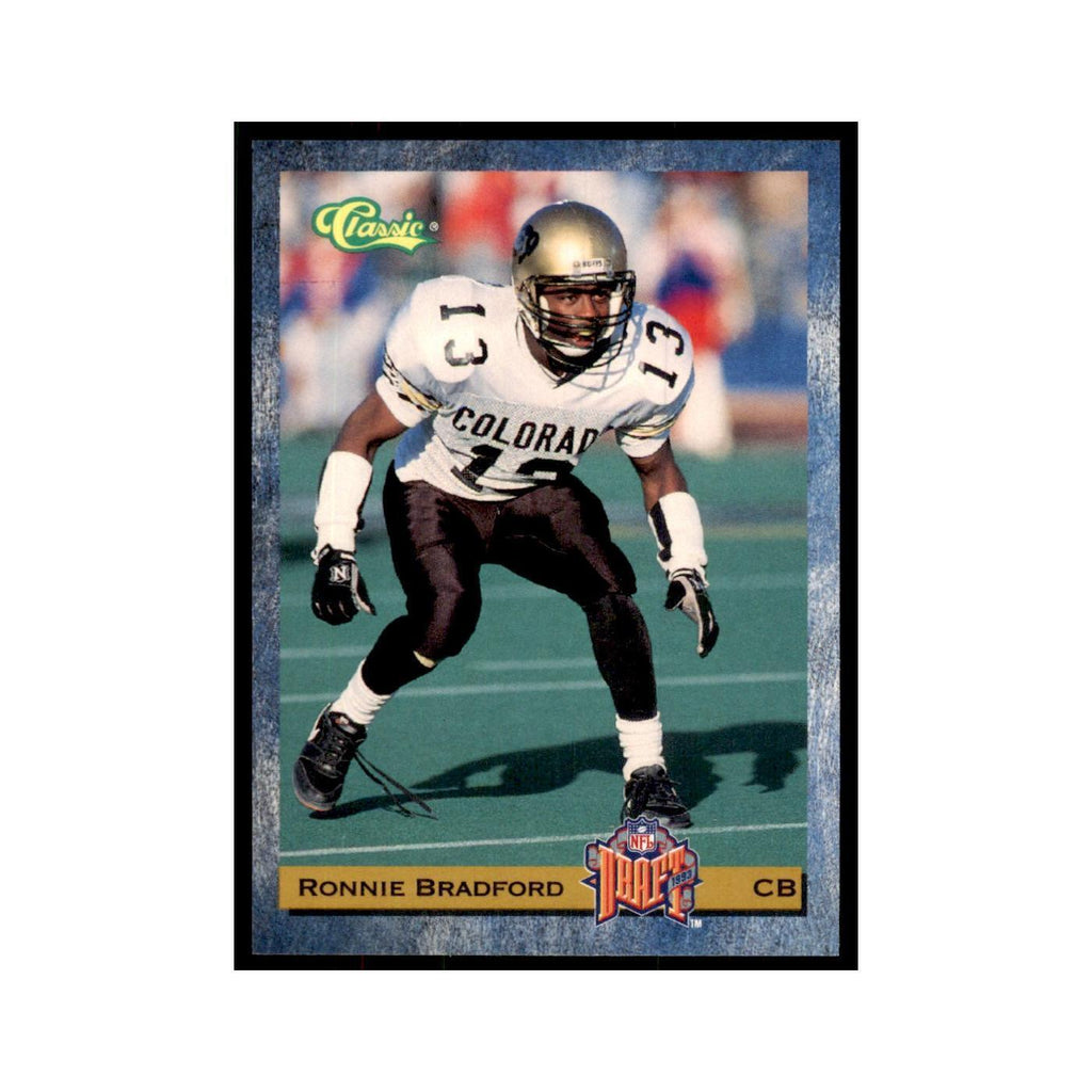 1993 Classic Draft Ronnie Bradford Football Cards #66