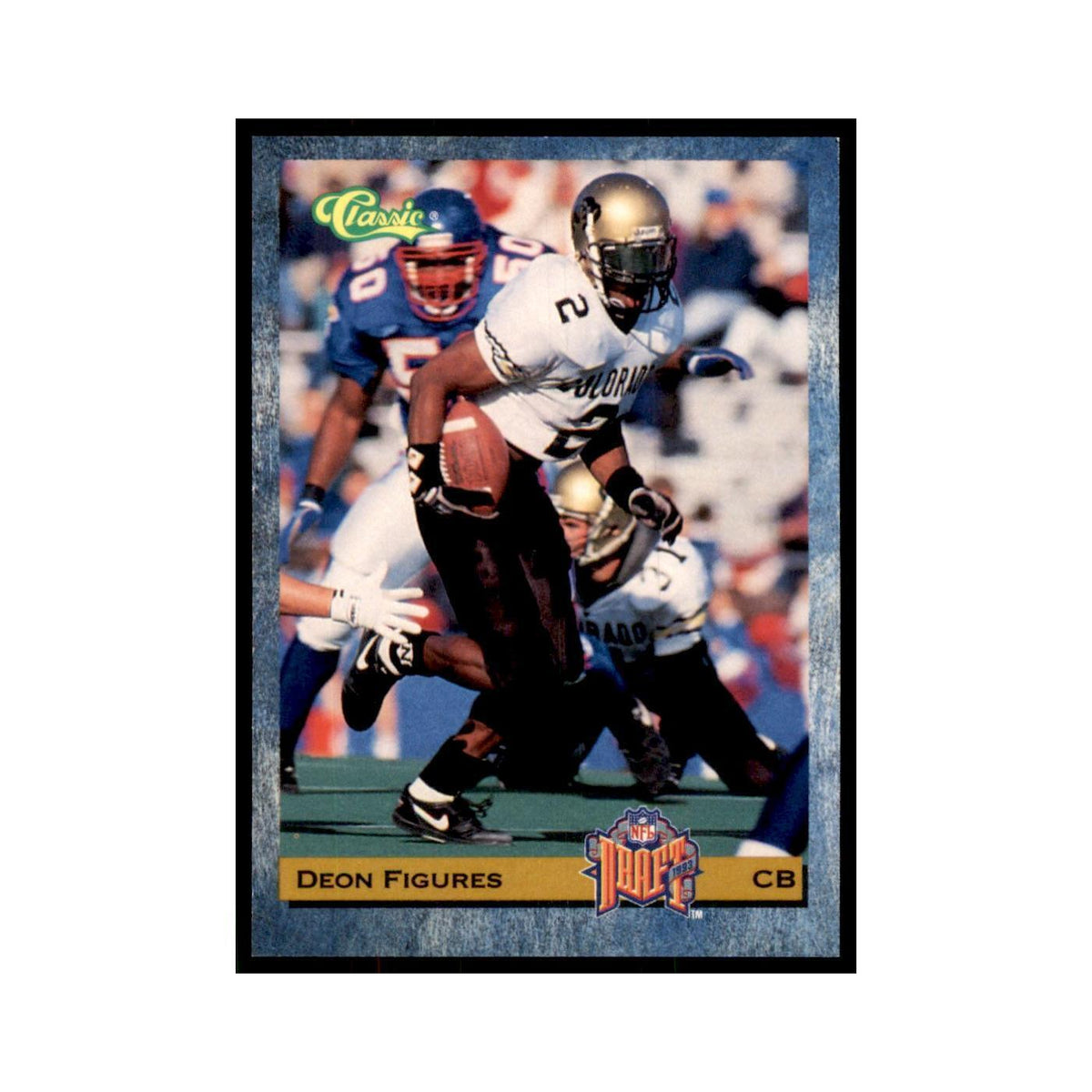 1993 Classic Draft Deon Figures Football Cards #68