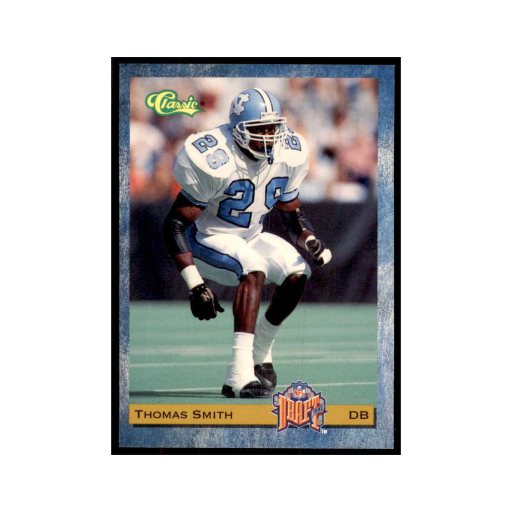 1993 Classic Draft Thomas Smith Football Cards #74