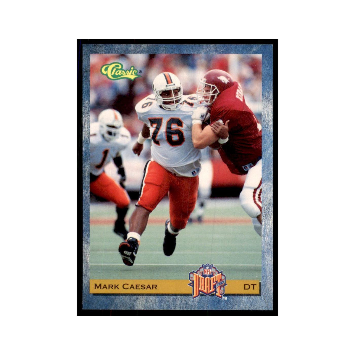 1993 Classic Draft Mark Caesar Football Cards #61
