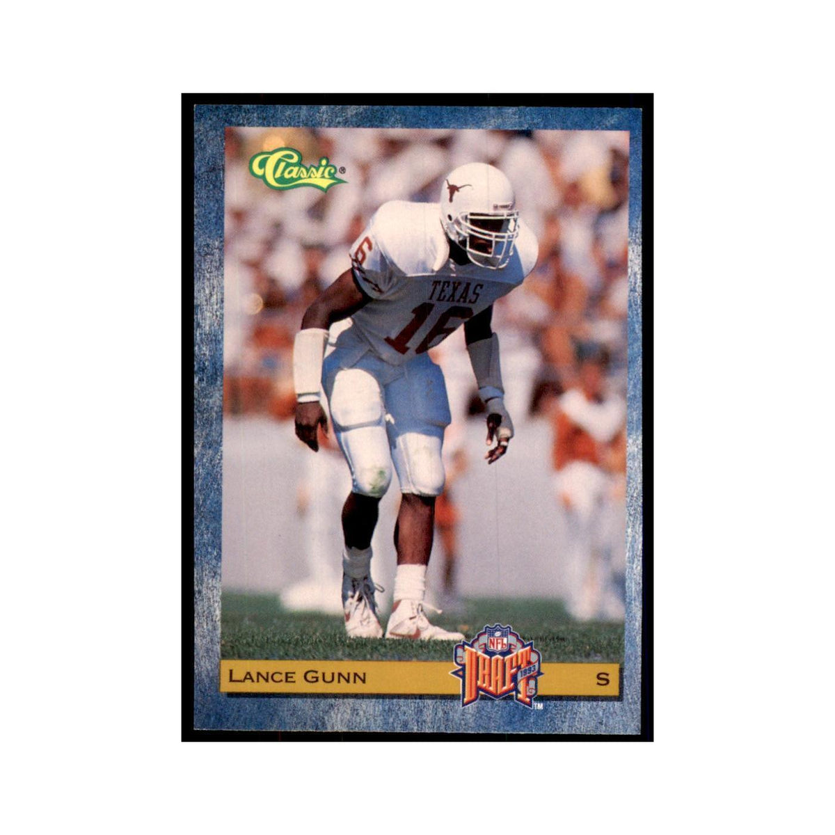 1993 Classic Draft Lance Gunn Football Cards #20