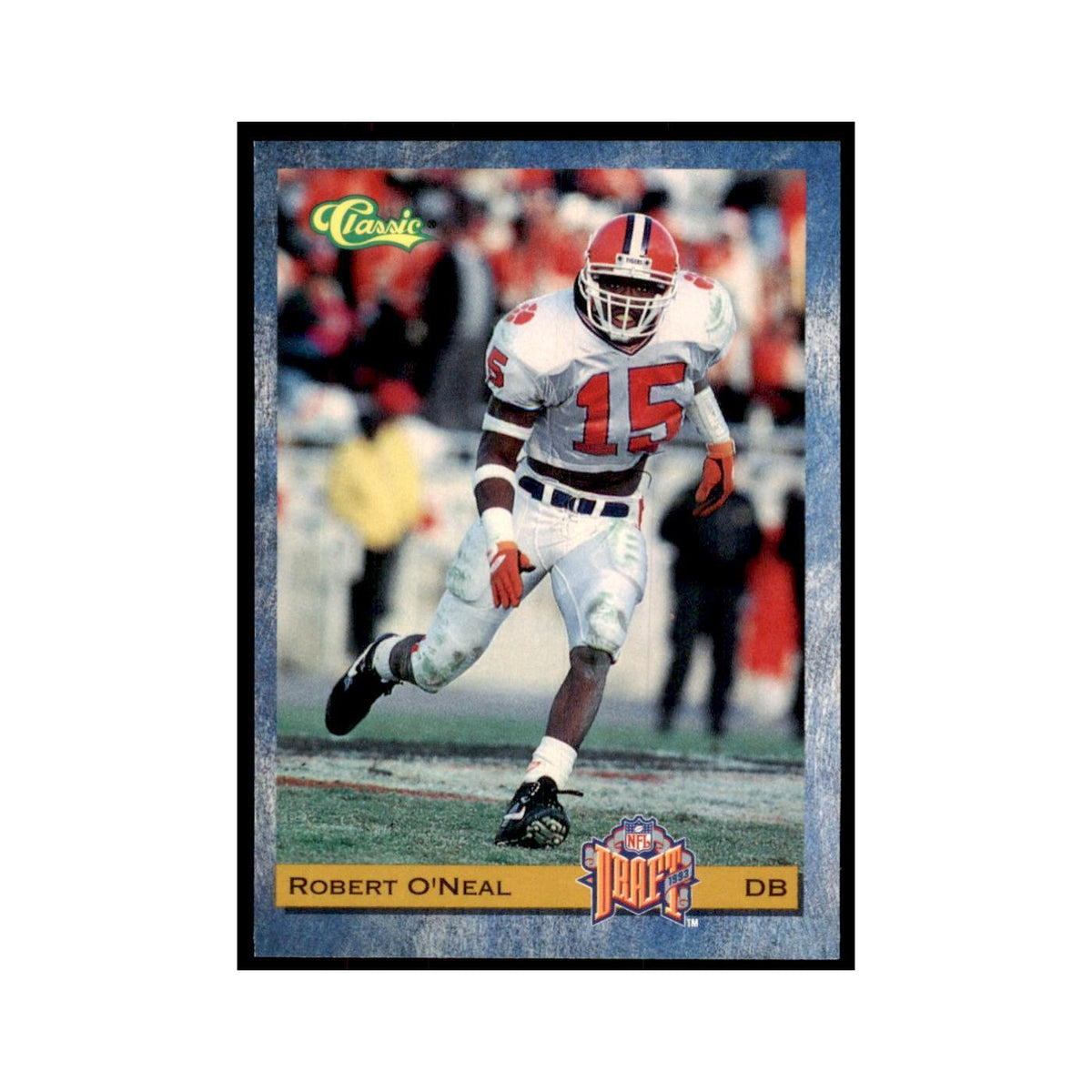 1993 Classic Draft Robert O'Neal Football Cards #75