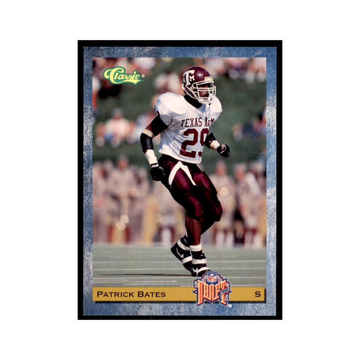 1993 Classic Draft Patrick Bates Football Cards #84