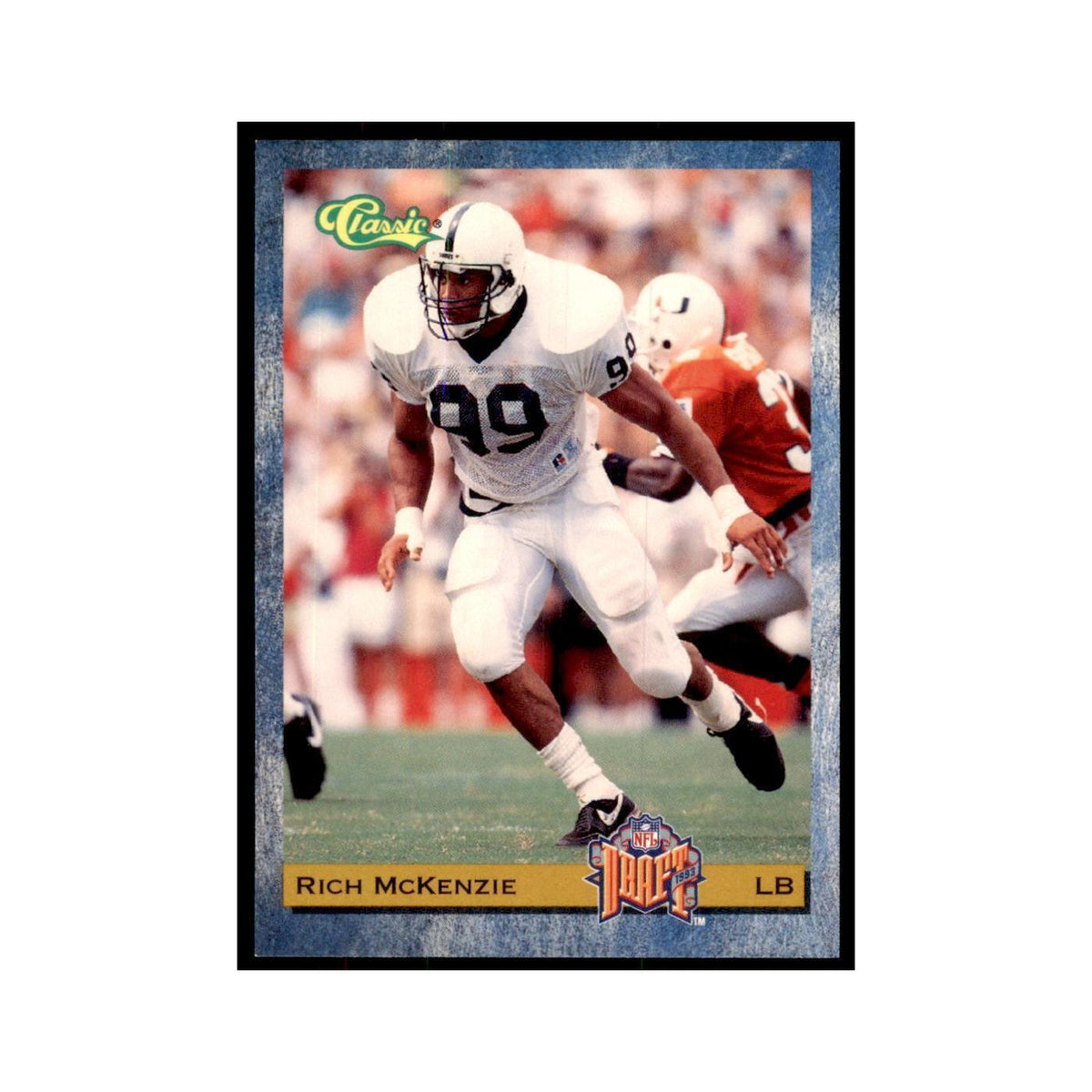 1993 Classic Draft Rich McKenzie Football Cards #80