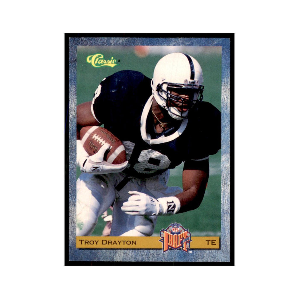 1993 Classic Draft Troy Drayton Football Cards #36