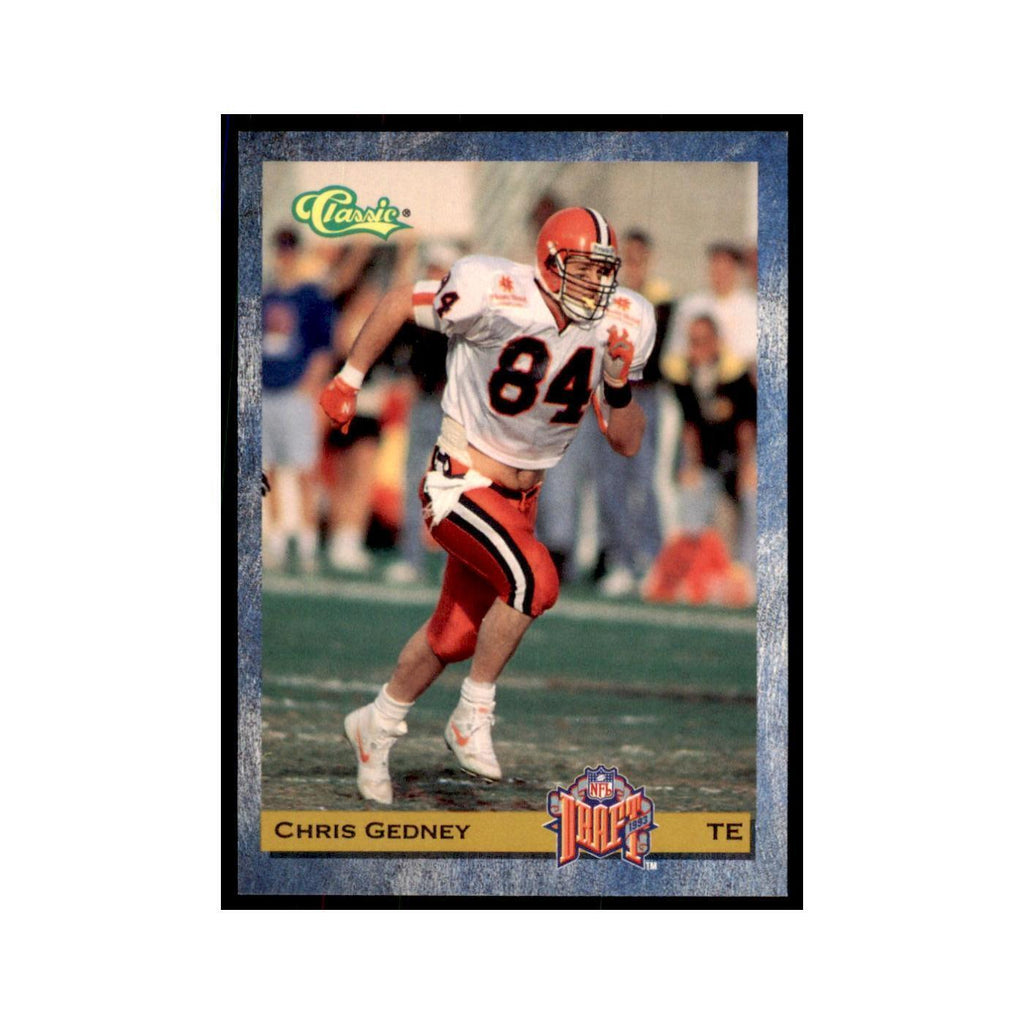 1993 Classic Draft Chris Gedney Football Cards #37
