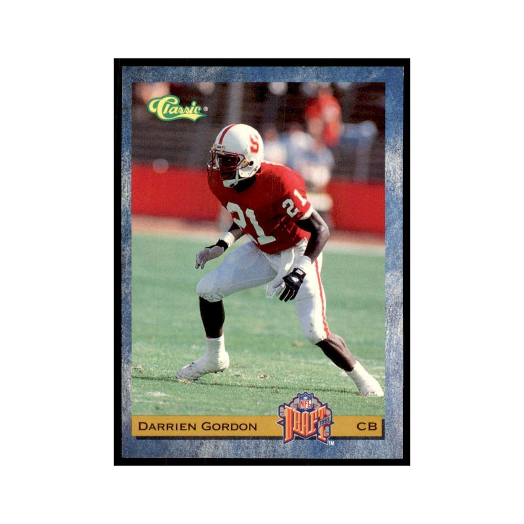 1993 Classic Draft Darrien Gordon Football Cards #70