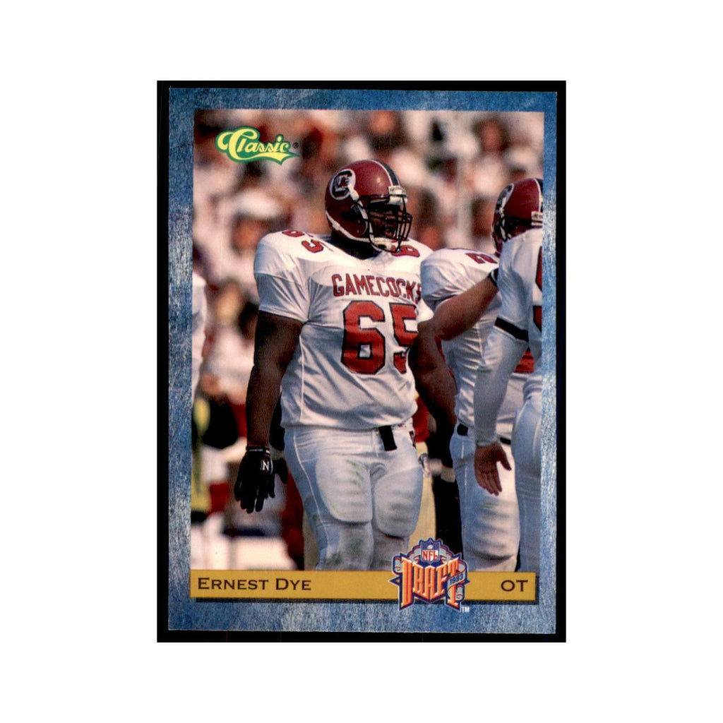 1993 Classic Draft Ernest Dye Football Cards #15