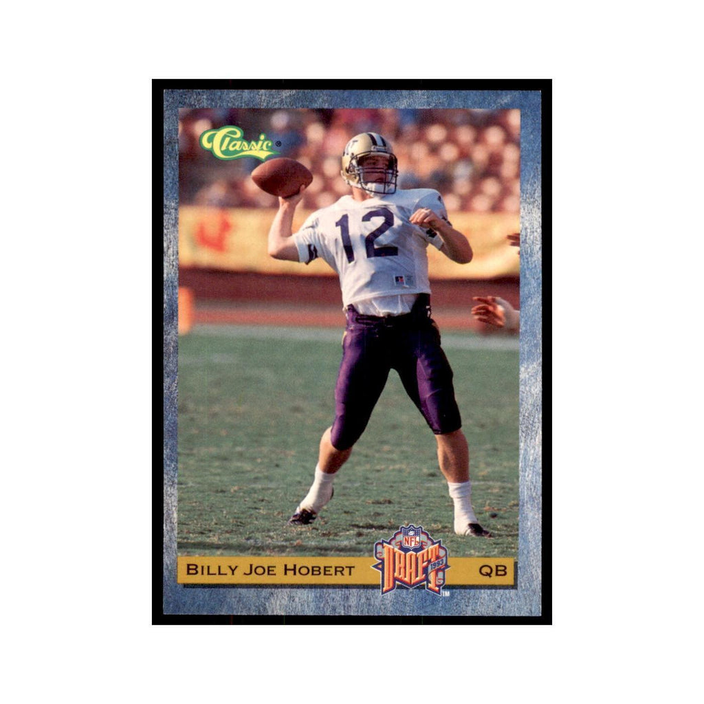 1993 Classic Draft Billy Joe Hobert Football Cards #97